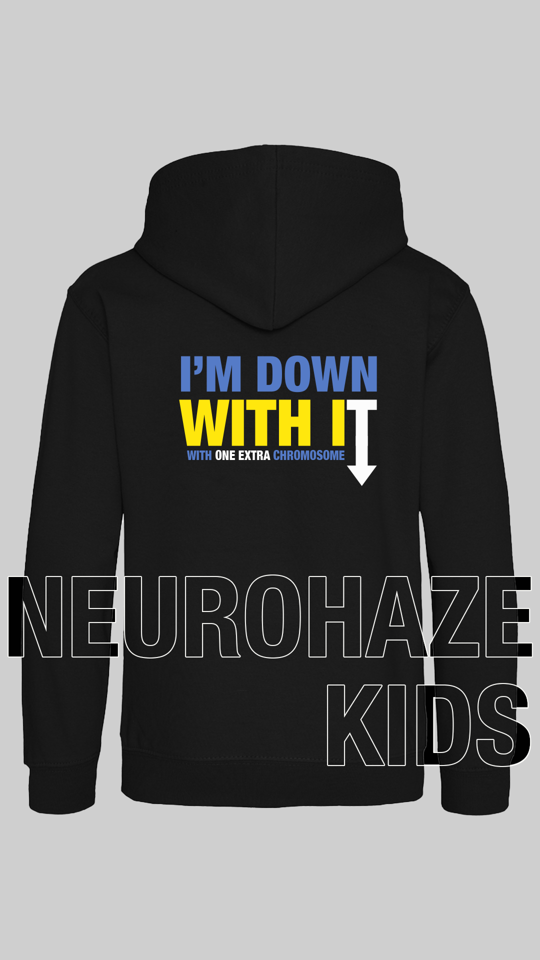 🧩 NEUROHAZE™ Kids “I’m Down With It” Hoodie