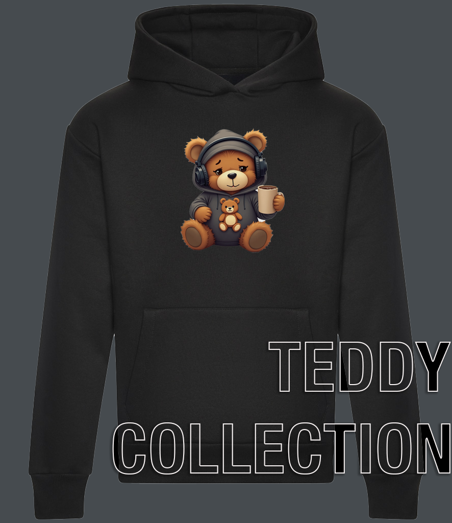 AudioTeddy™ / Coffee First – Oversized Hoodie