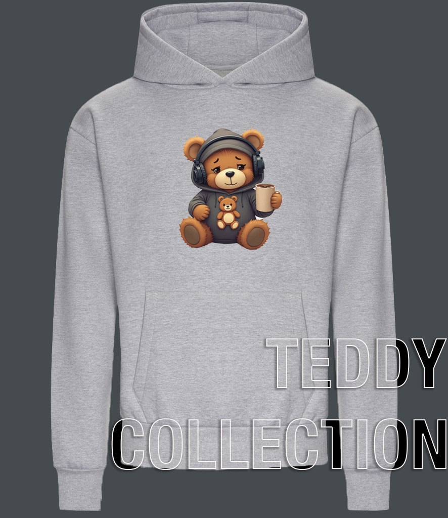 AudioTeddy™ / Coffee First – Oversized Hoodie