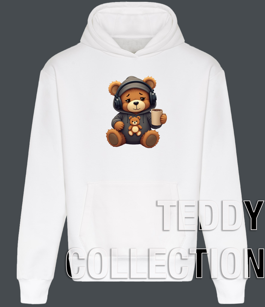 AudioTeddy™ / Coffee First – Oversized Hoodie