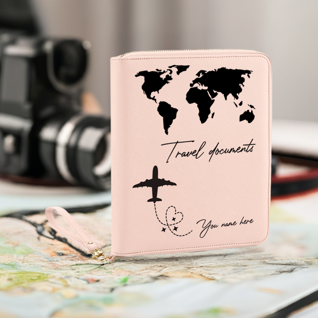 Custom Travel Document Organiser | Ideal Gift for Travellers