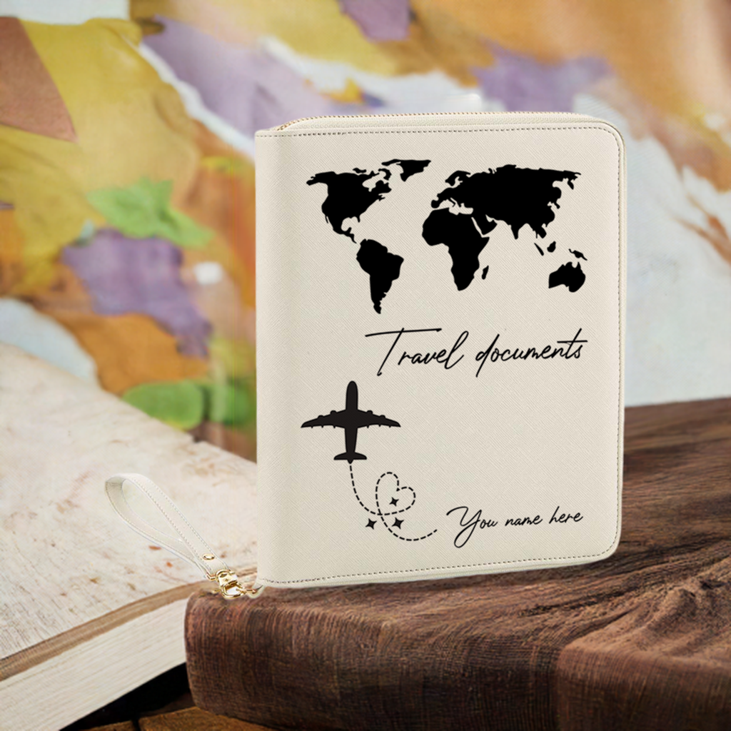 Custom Travel Document Organiser | Ideal Gift for Travellers