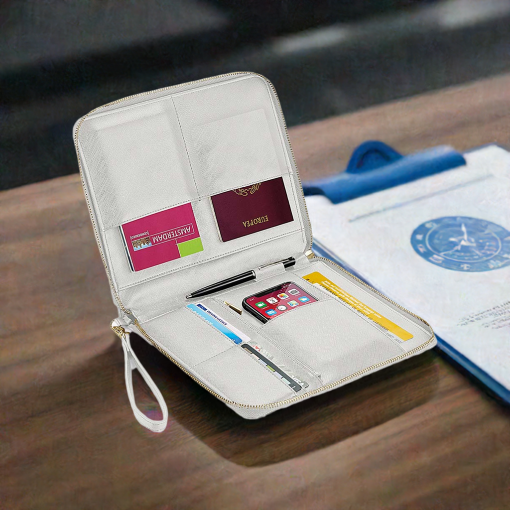 Custom Travel Document Organiser | Ideal Gift for Travellers