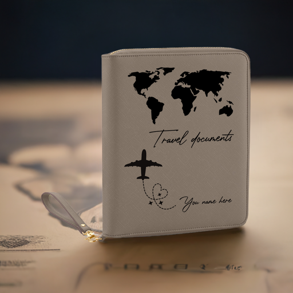 Custom Travel Document Organiser | Ideal Gift for Travellers