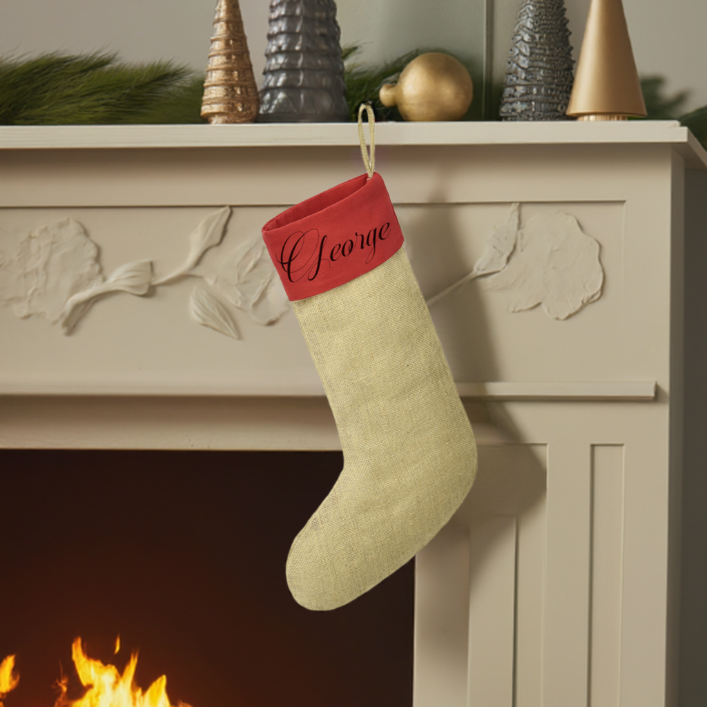 Personalised Christmas Stocking Red