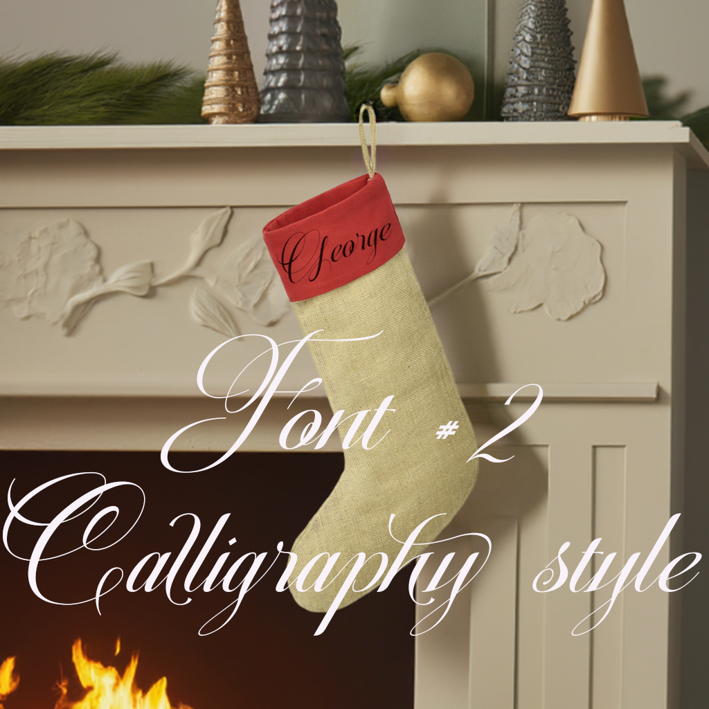 Personalised Christmas Stocking Red