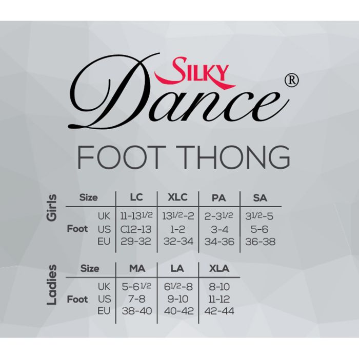 Silky Dance Mesh Foot Thong