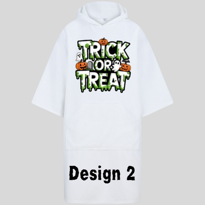 Halloween Trick or Treat Poncho Towel