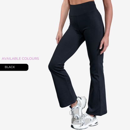 Silky Dance High Waist Flared Dance Leggings