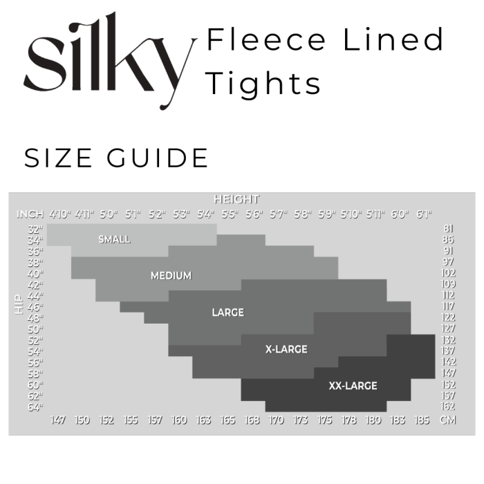 Silky Dance 300 Denier Fleece Tights