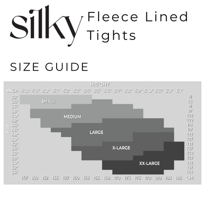 Silky Dance 300 Denier Fleece Tights