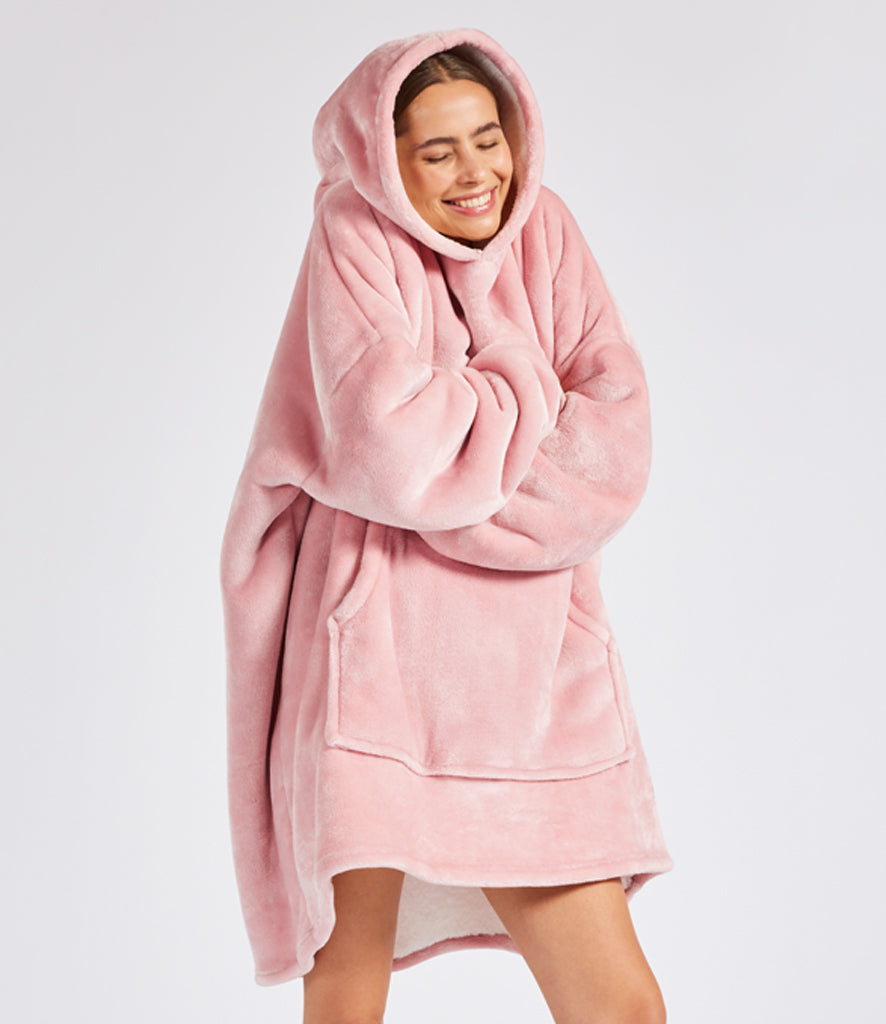 Oversized Hooded Blanket – Super Soft Sherpa Fleece