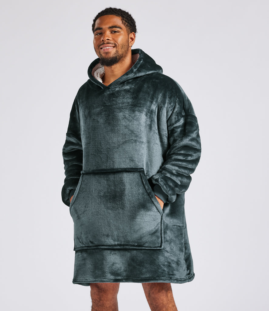 Oversized Hooded Blanket – Super Soft Sherpa Fleece