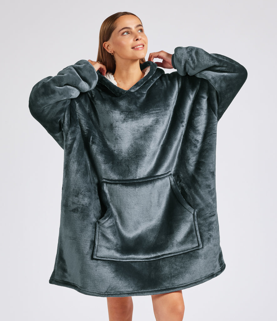 Oversized Hooded Blanket – Super Soft Sherpa Fleece