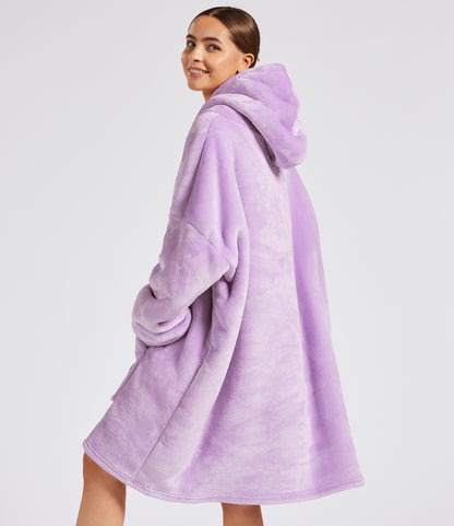 Oversized Hooded Blanket – Super Soft Sherpa Fleece