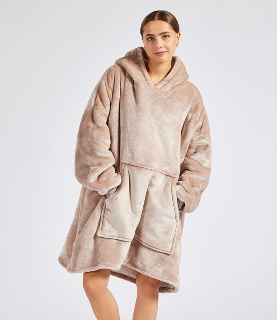 Oversized Hooded Blanket – Super Soft Sherpa Fleece