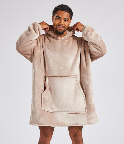Oversized Hooded Blanket – Super Soft Sherpa Fleece