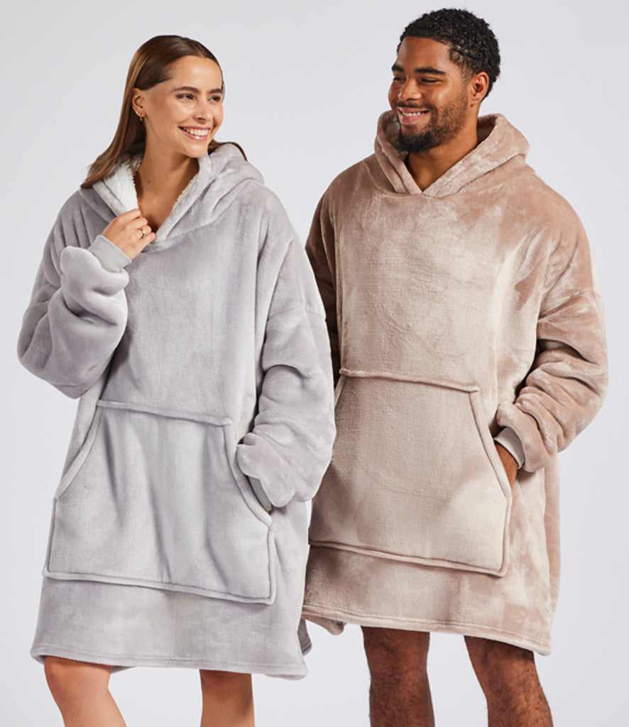 Oversized Hooded Blanket – Super Soft Sherpa Fleece