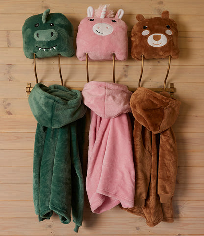 Kids Character Hooded Blanket – 2-in-1 Cosy Hoodie & Pillow
