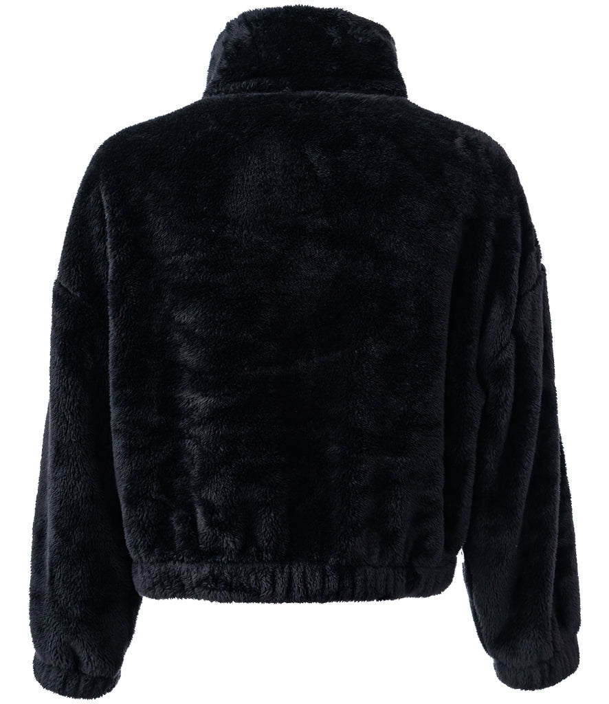 Ladies Fluffy Teddy Fleece 1/4 Zip – Super Soft & Cosy