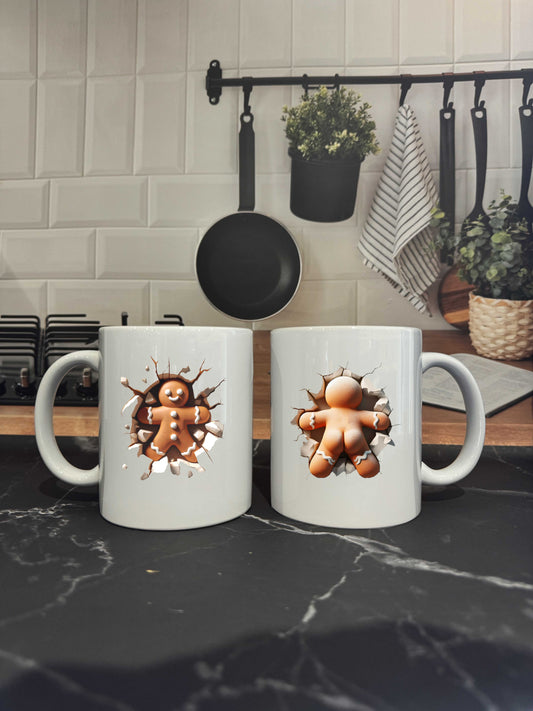 3D Christmas Mugs Collection