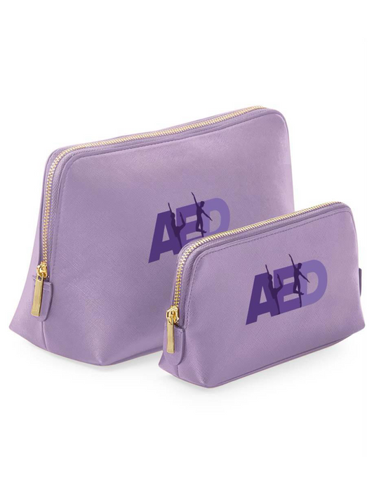 Official All England Dance Lilac Makeup Accessory Case Set