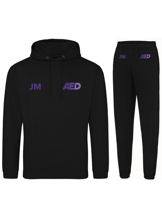 Official Black All England Dance Hoodie/Zoodie and Joggers Set