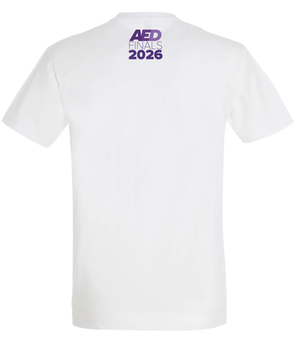 Kids White Cotton-T-shirt • All England Dance 2026