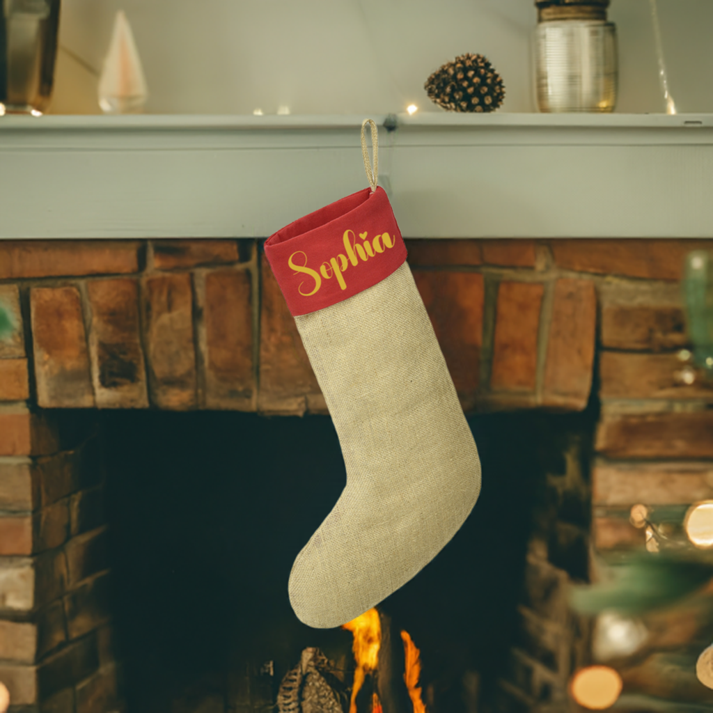 Personalised Christmas Stocking Red