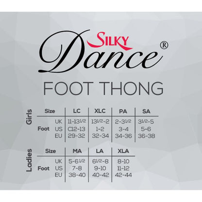 Silky Dance Mesh Foot Thong