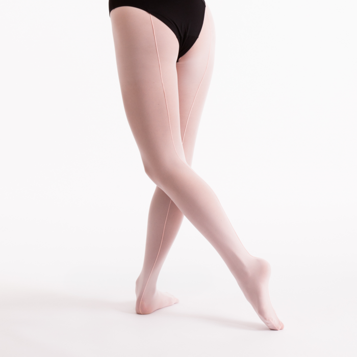 SILKY DANCE High Perf Backseam Footed Tights