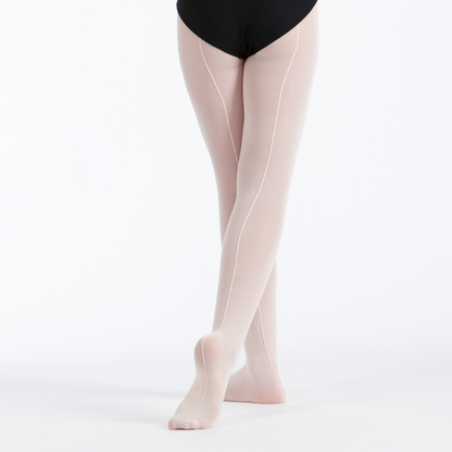 SILKY DANCE High Perf Backseam Footed Tights