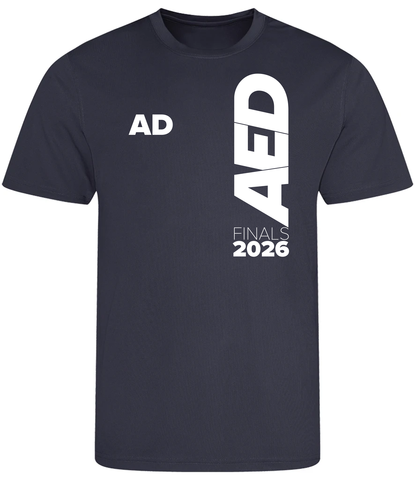 All England Dance 2026 • Adult Navy Performance T-shirt