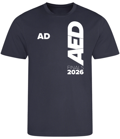 All England Dance 2026 • Adult Navy Performance T-shirt