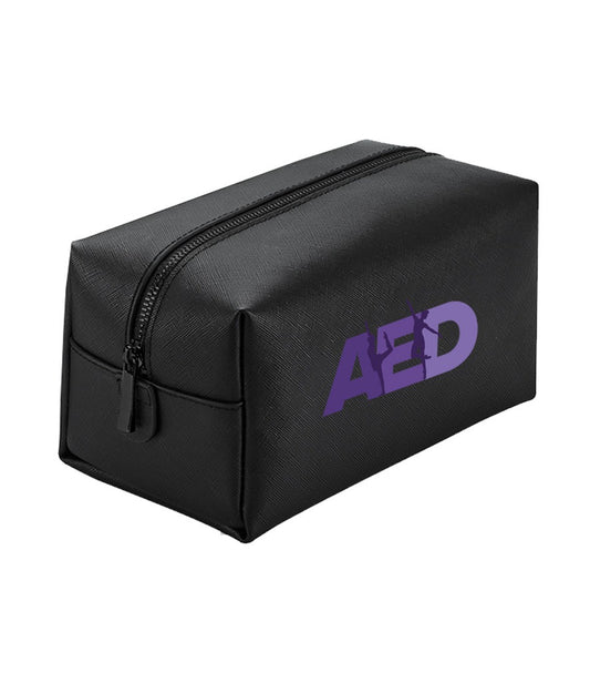 Official Black Unisex Toiletry Case M All England Dance