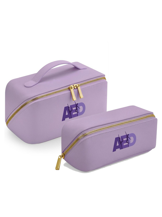 Official Lilac Open Flat Accessory Case Set All England Dance