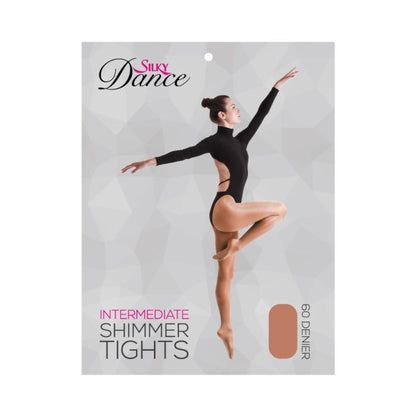 SILKY DANCE Shimmer Footed Tights