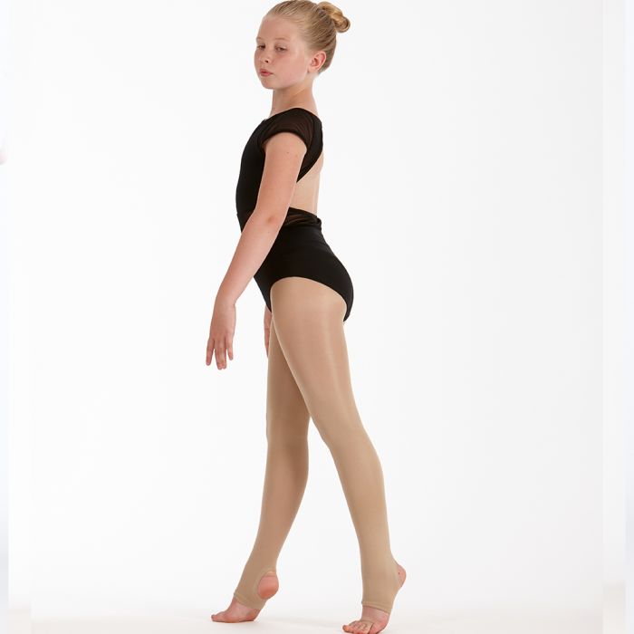 SILKY DANCE Shimmer Stirrup Tights