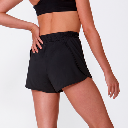 Silky Dance 2 in 1 Layered Dance Shorts