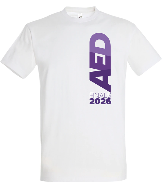 All England Dance 2026 • Adult White Performance T-shirt